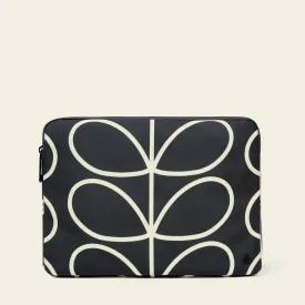 13" Laptop Sleeve - Linear Stem Liquorice