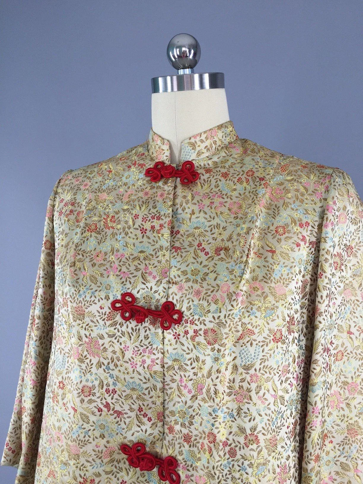 1960s Evelyn Pearson Gold Brocade Jacket