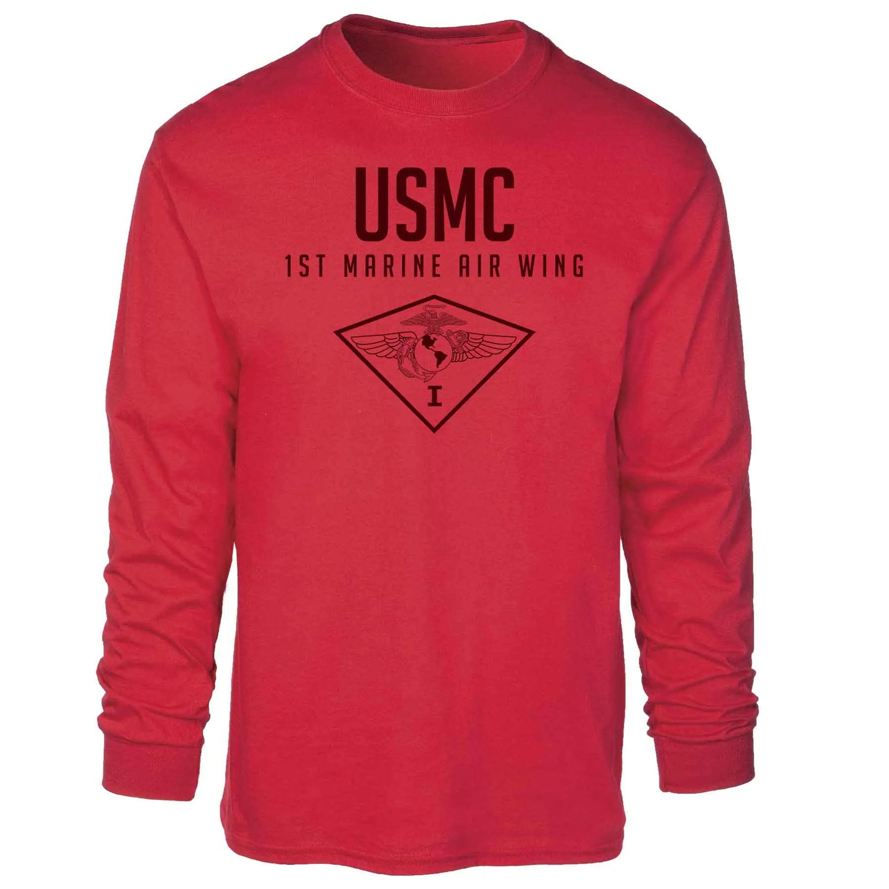 1st Marine Air Wing Tonal Long Sleeve T-shirt