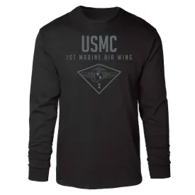 1st Marine Air Wing Tonal Long Sleeve T-shirt