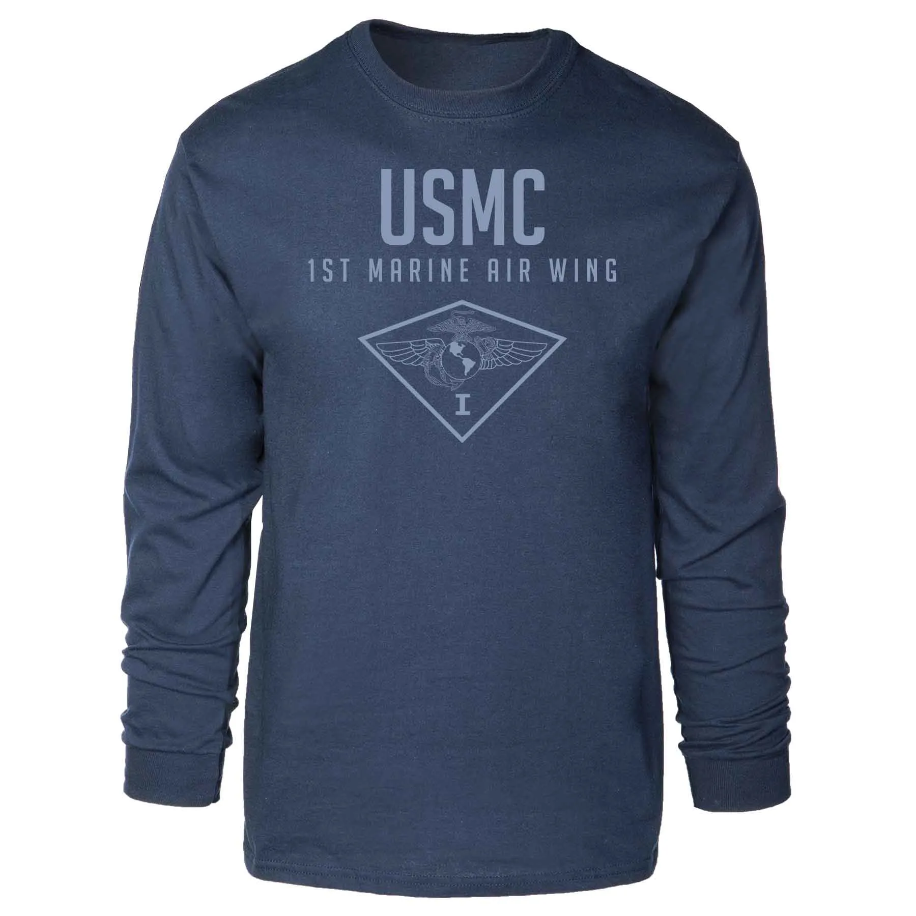 1st Marine Air Wing Tonal Long Sleeve T-shirt