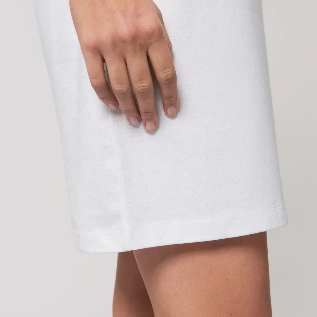 2 Sweet 2 Eat - White T-Shirt Dress