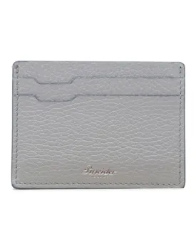 360 Leather Card Holder in Grey