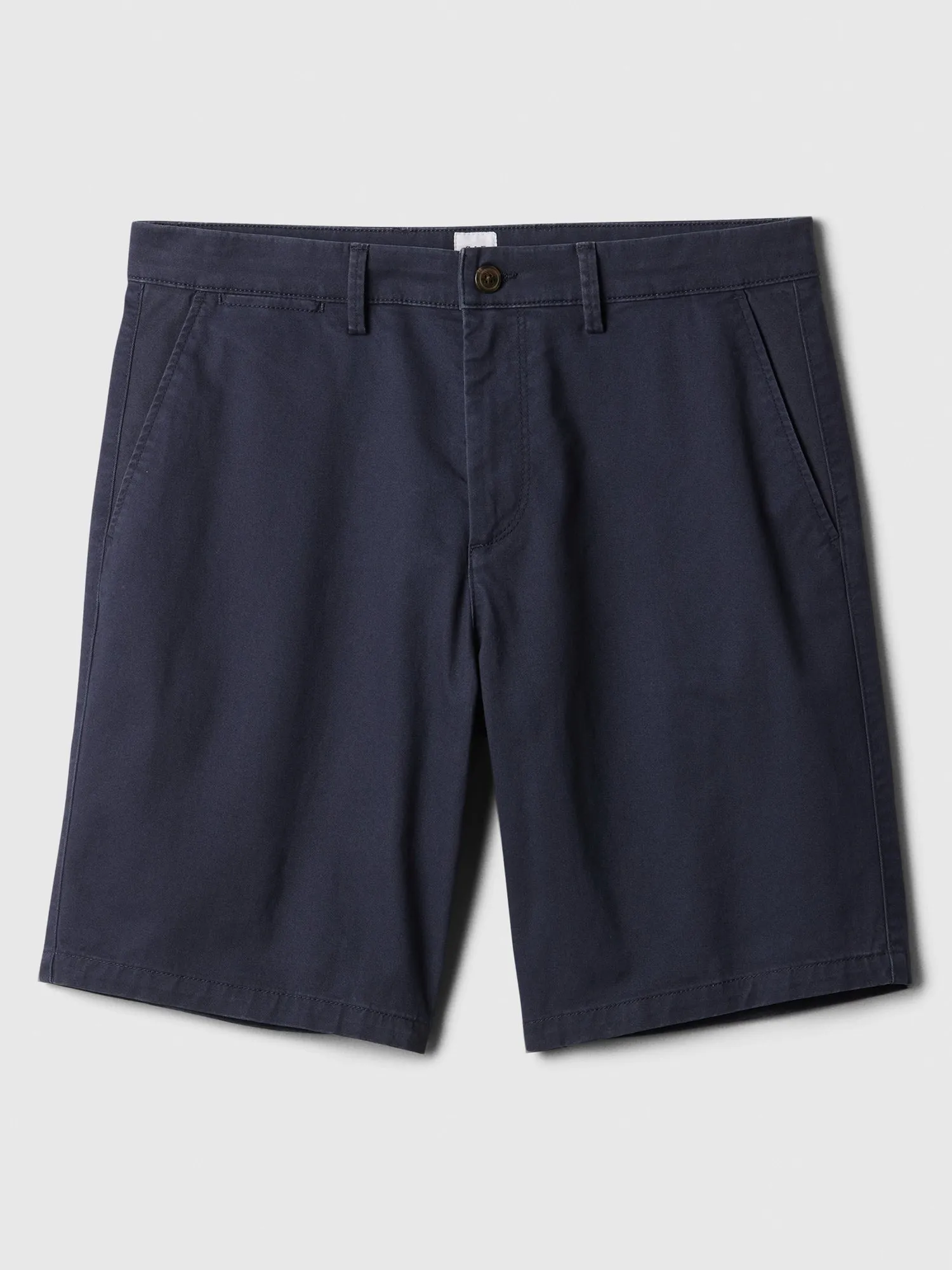 9" Essential Khaki Shorts with Washwell