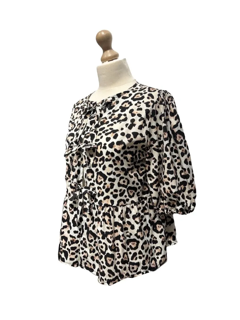 A-bee - Top Leopard knots 12775LO - Animals