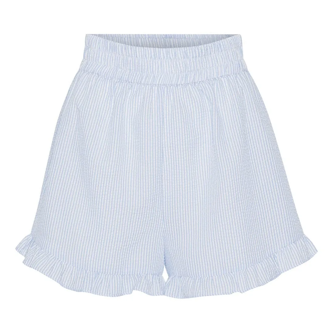 A-View - Sonja Shorts - 112 Blue/White Stribe