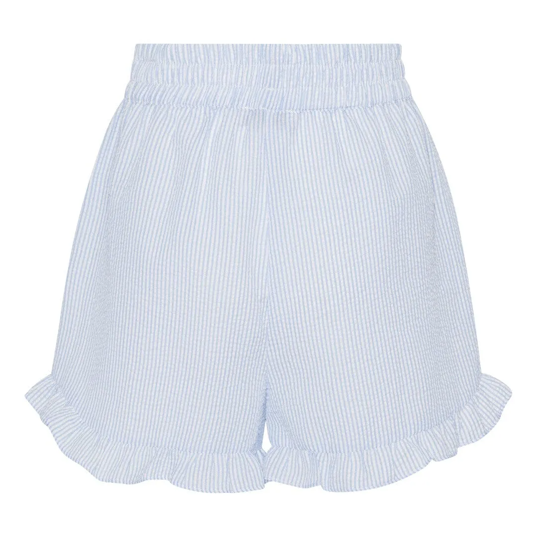 A-View - Sonja Shorts - 112 Blue/White Stribe