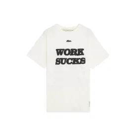 Abc. Work Sucks T-Shirt (White)