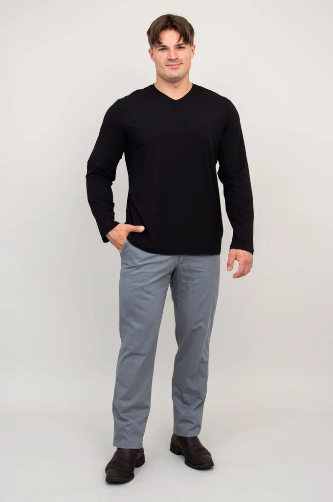 Adam Long Sleeve, Black, Bamboo