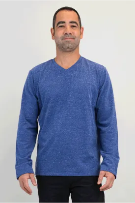 Adam Long Sleeve, Denim, Bamboo