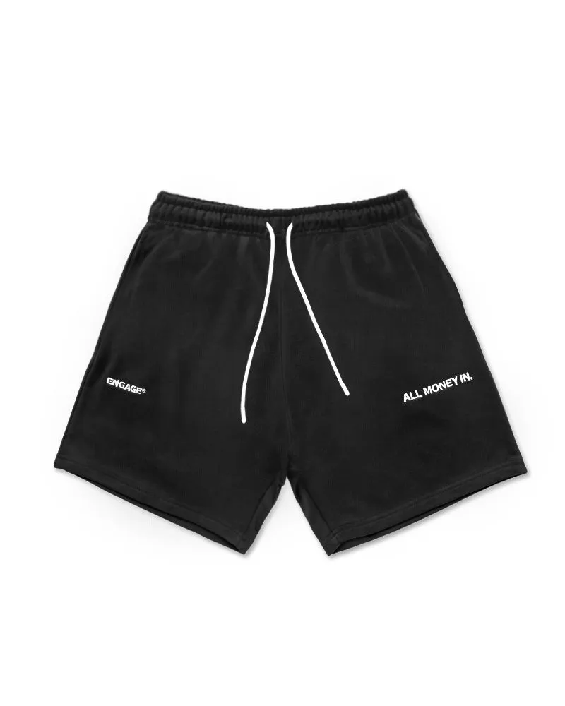 All Money In Track Shorts (Black)