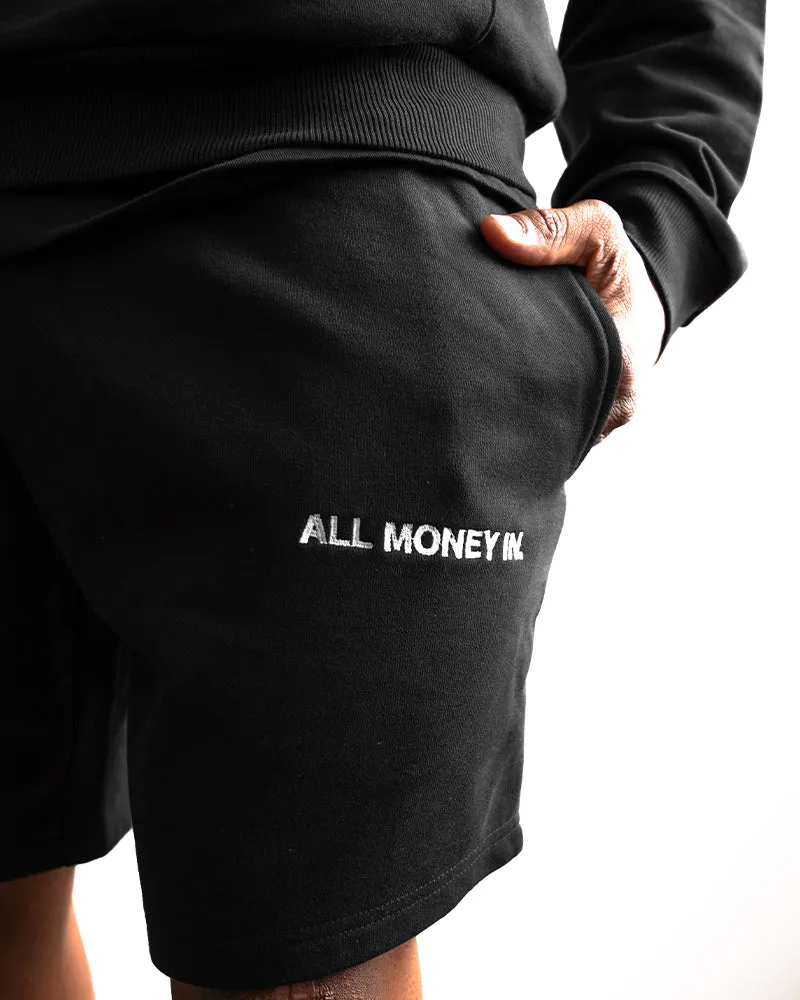 All Money In Track Shorts (Black)