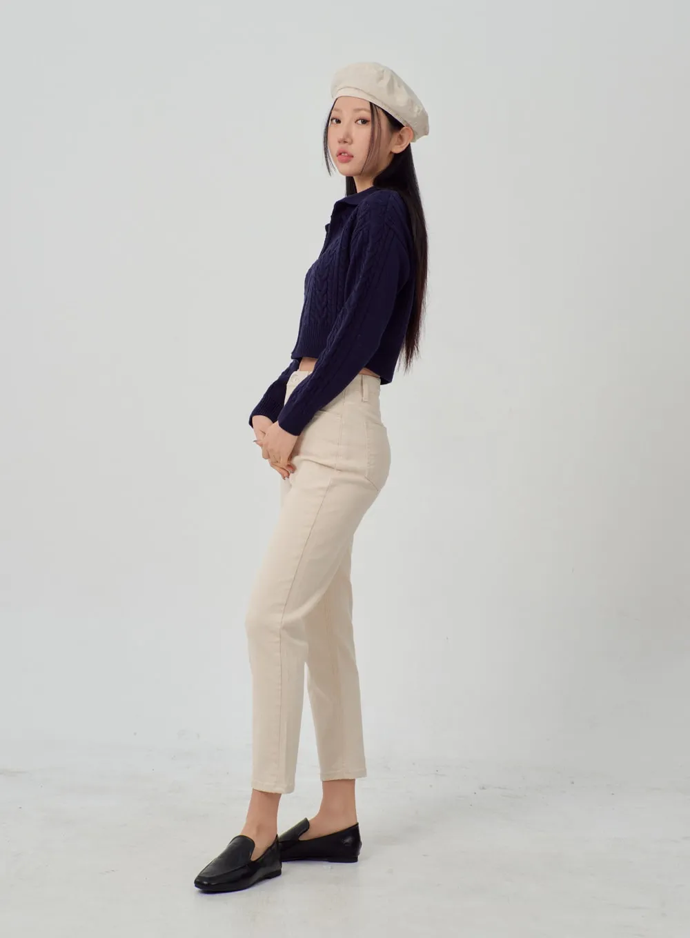 Ankle Cotton Pants IM316