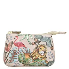 ANUSHKA 1107 MEDIUM ZIP POUCH AFRICAN ADVENTURE