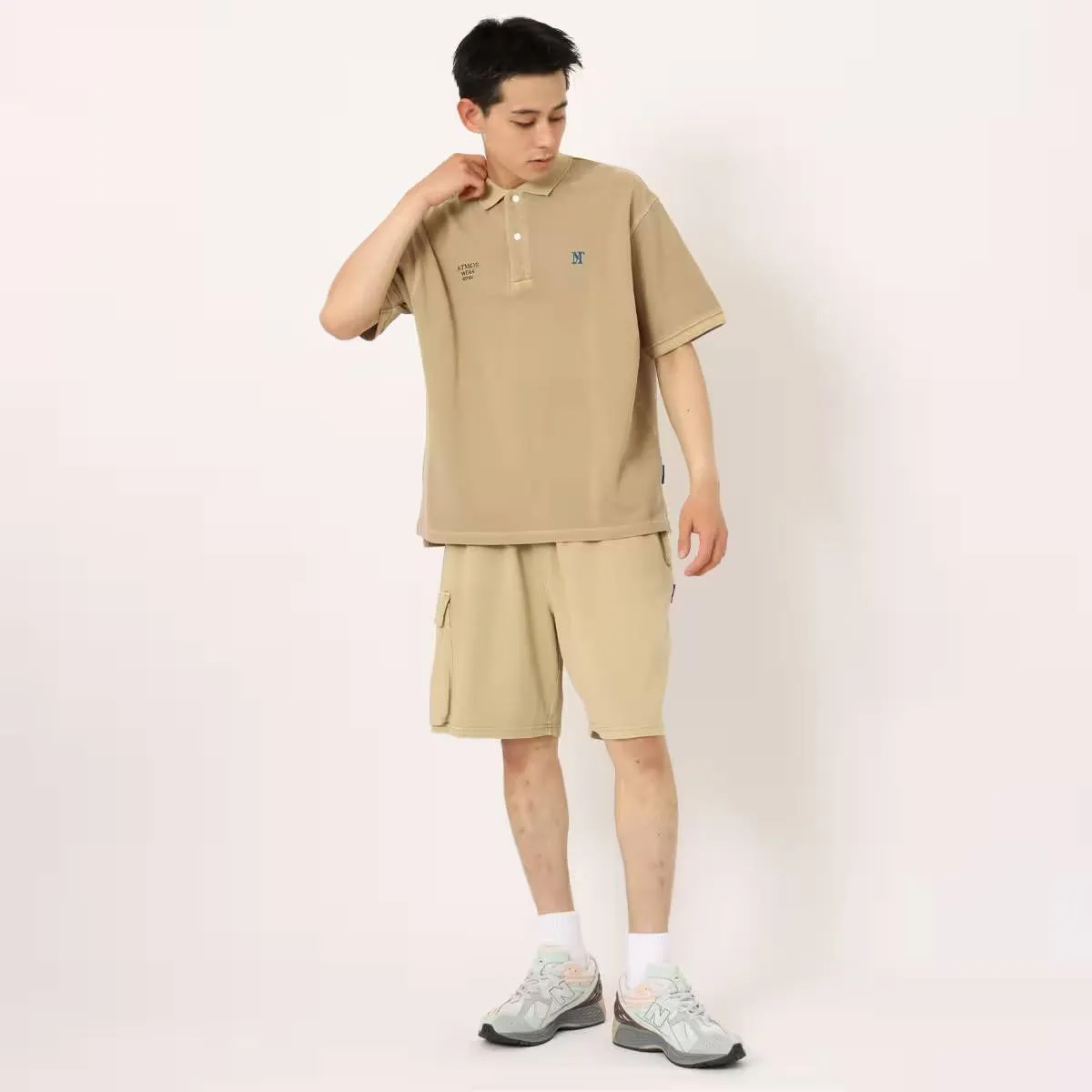 ATMOS PIGMENT POLO SHIRT