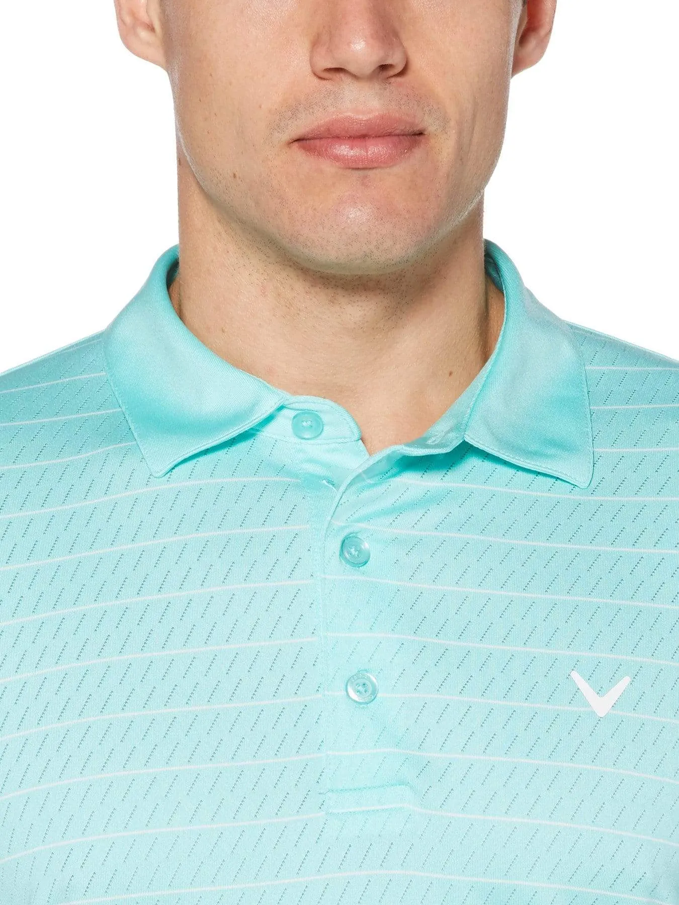 Big & Tall Ventilated Stripe Polo