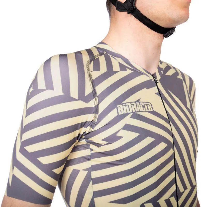 Bioracer Spitfire Mens Cycling Jersey (Don Dazzle/Grey Vanilla)