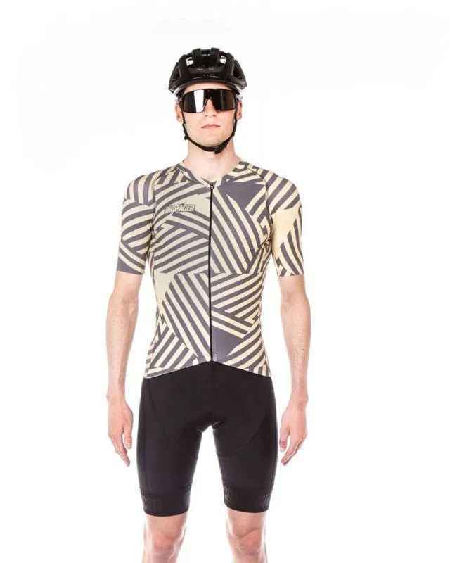 Bioracer Spitfire Mens Cycling Jersey (Don Dazzle/Grey Vanilla)