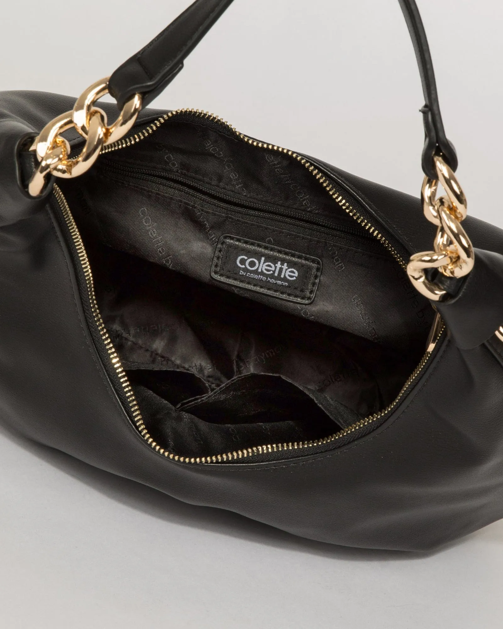 Black Becky Chain Shoulder Bag