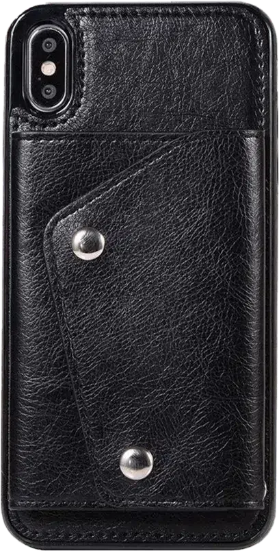 Black Vegan Leather | Wallet Case