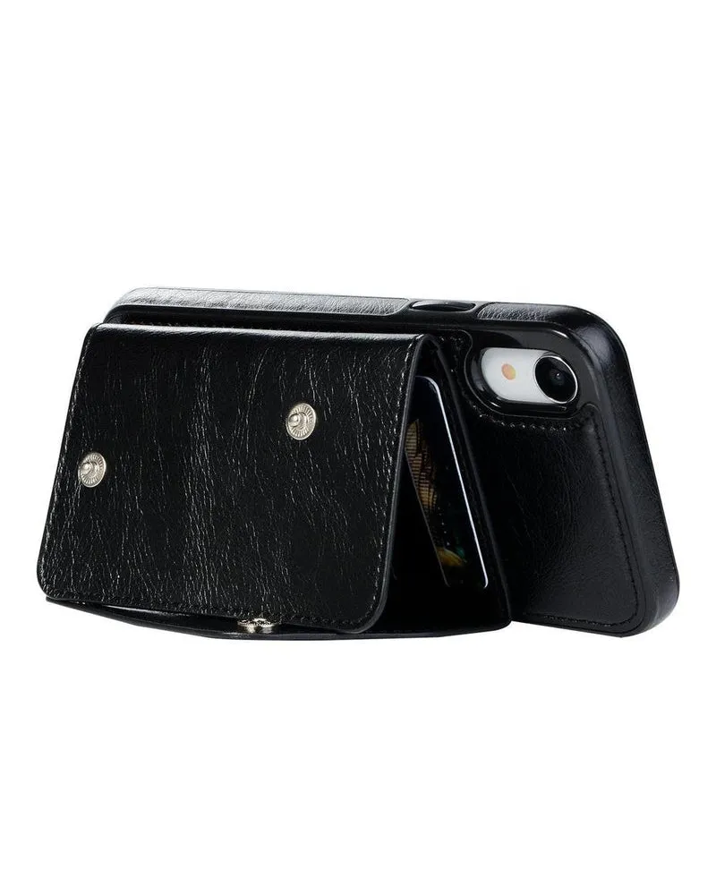 Black Vegan Leather | Wallet Case