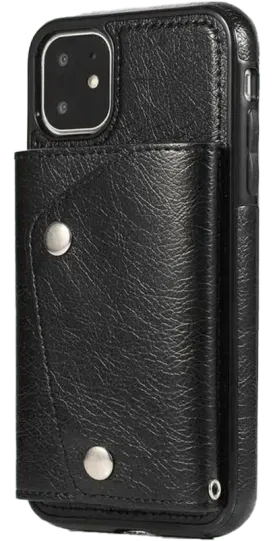 Black Vegan Leather | Wallet Case