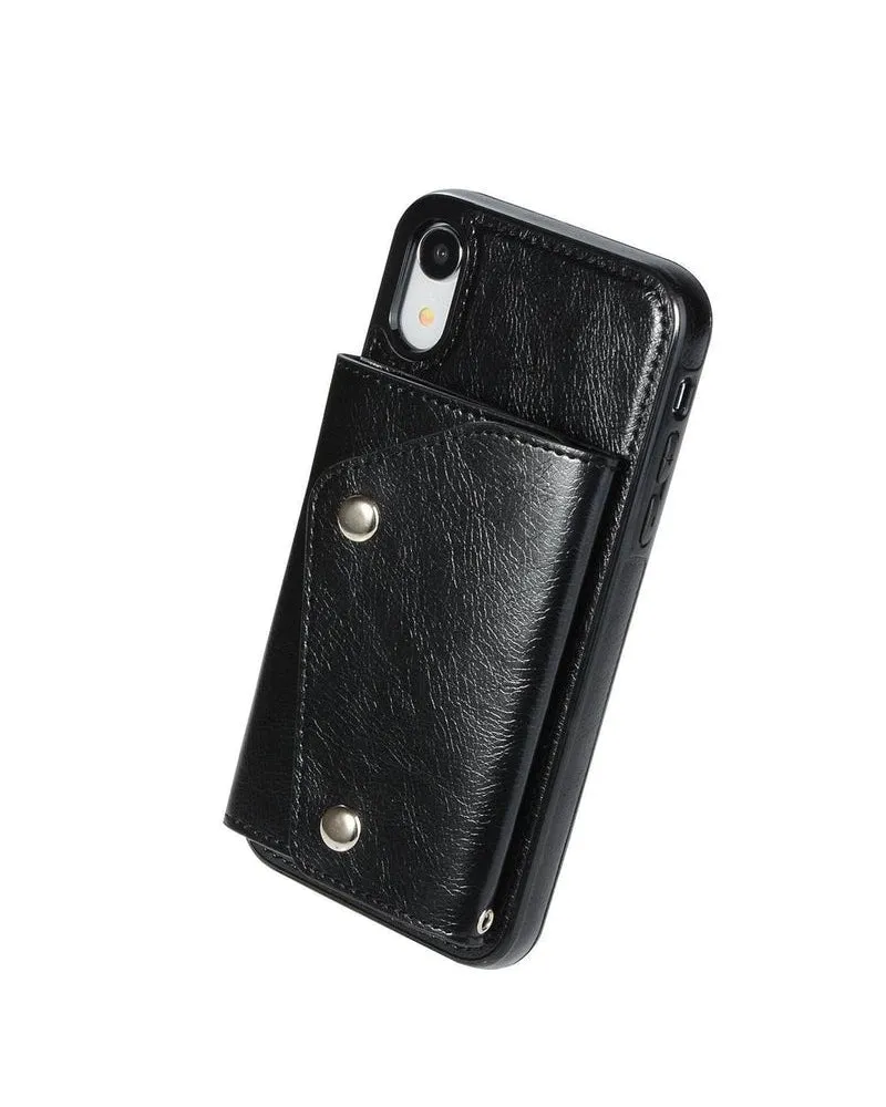 Black Vegan Leather | Wallet Case