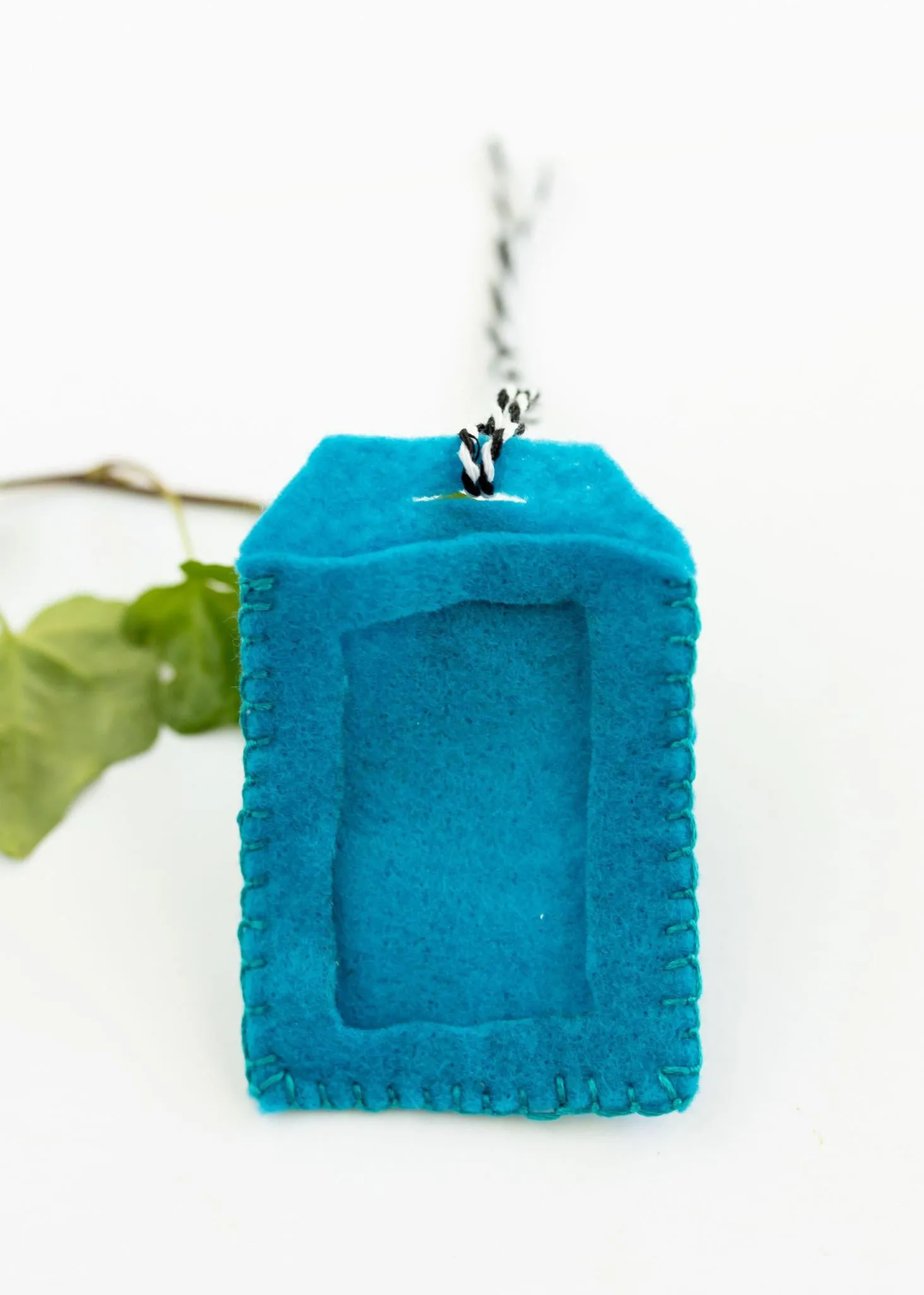 Blue Felt Gift Card Holder