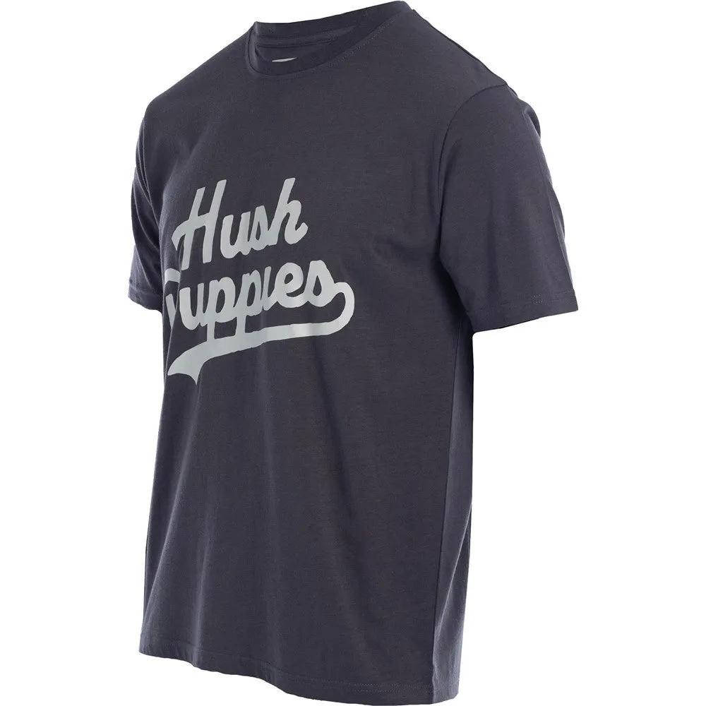 Charcoal Retro Script T-Shirt