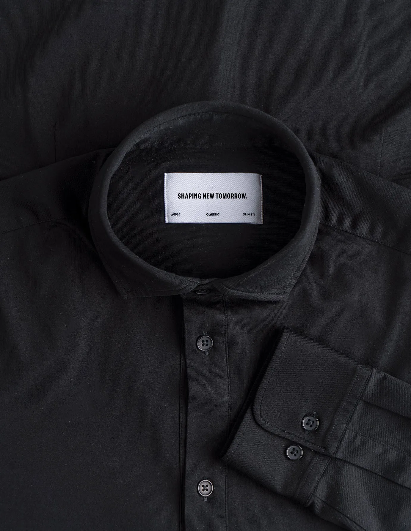 Classic Shirt Black Slim