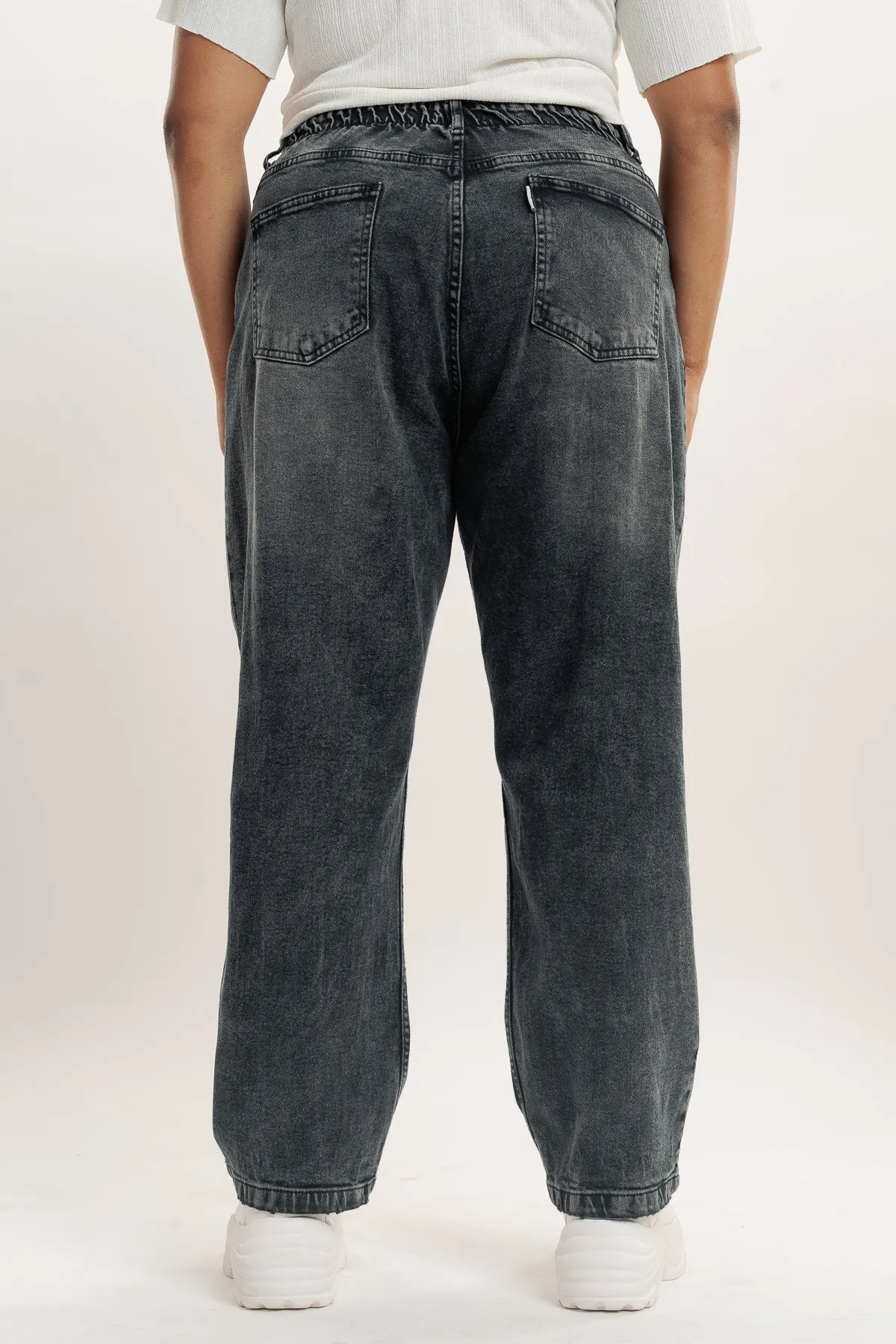 Curve Falcon Distress Stretch Mom Jeans