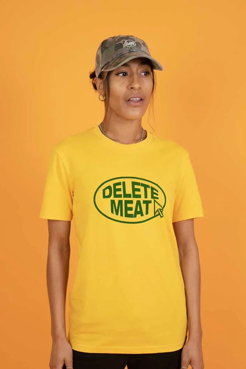 Delete Meat - Spectra Yellow T-Shirt