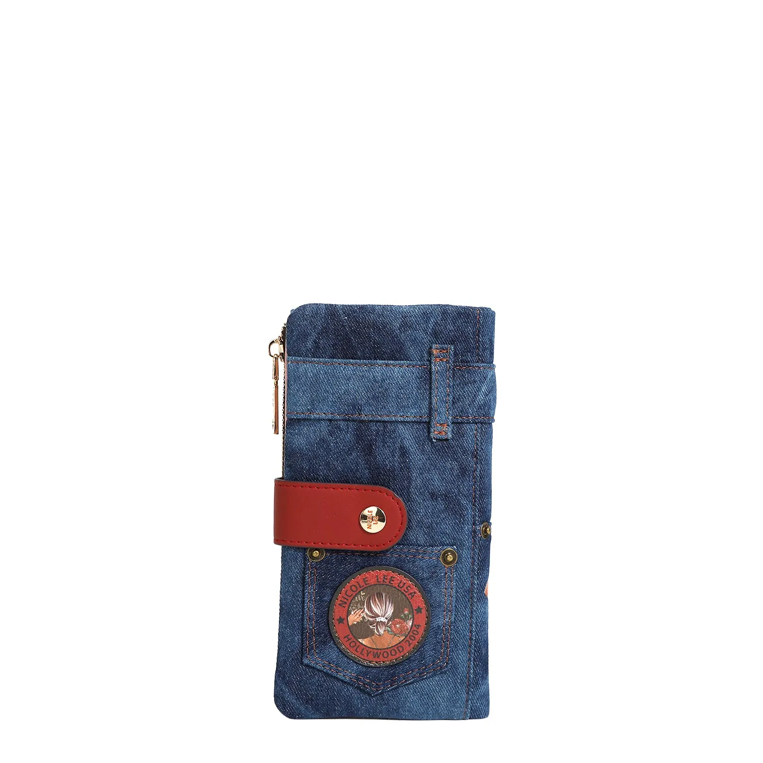 DENIM AMANDA 2 PIECE BIFOLD WALLET