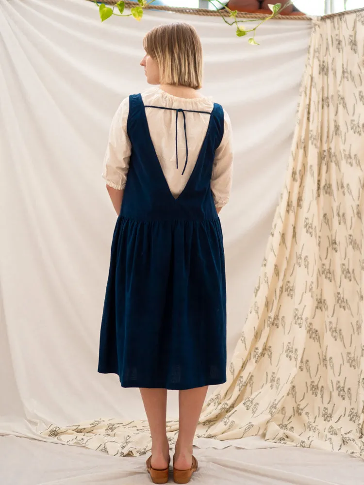 Drop Waist Dress - Indigo