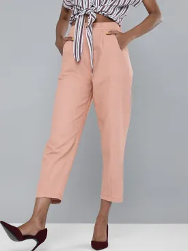 Dusty Pink Tapered Pants