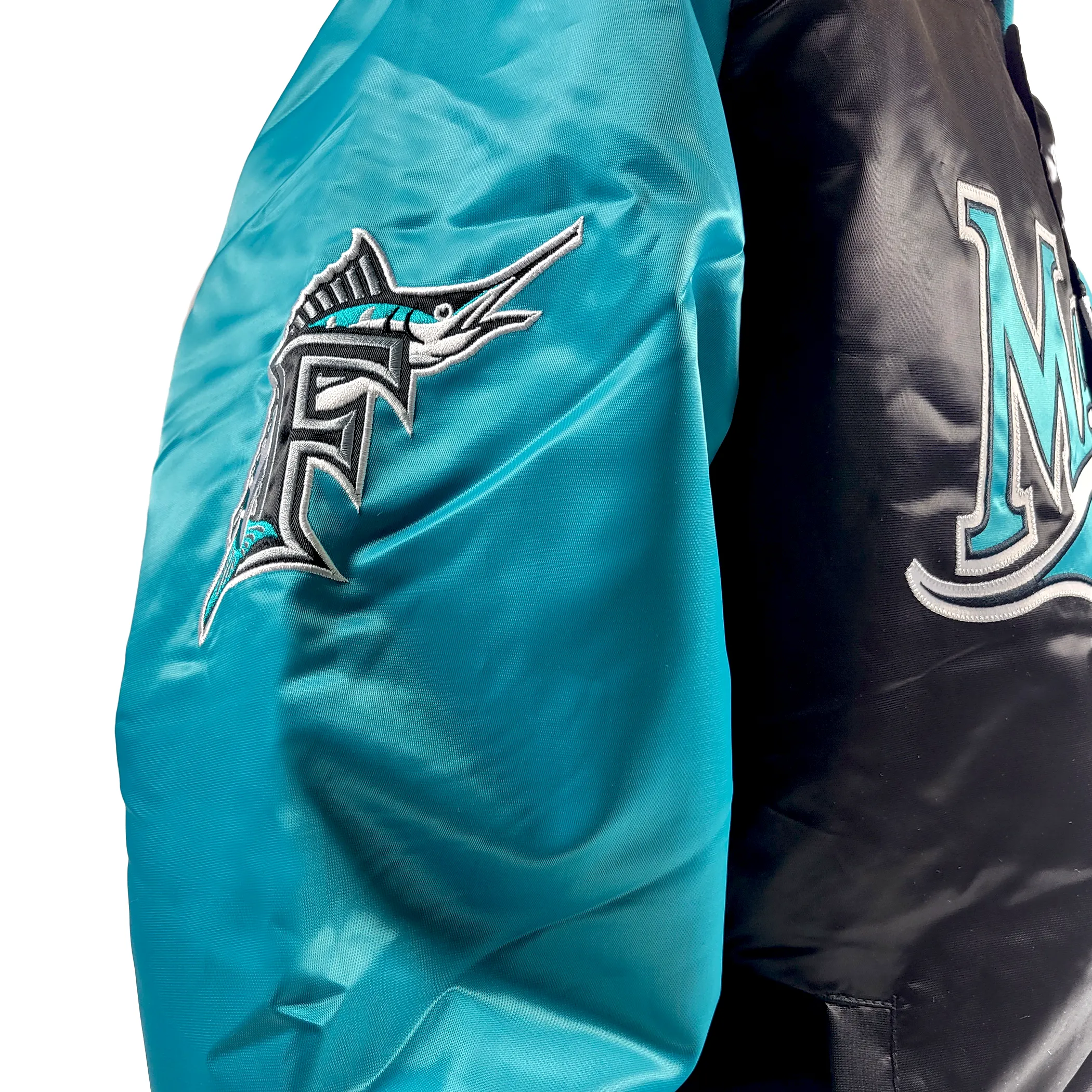 Florida  Marlins Satin Starter Jacket