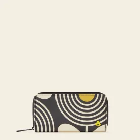 Forget Me Not Wallet - Giant Striped Tulip Noir