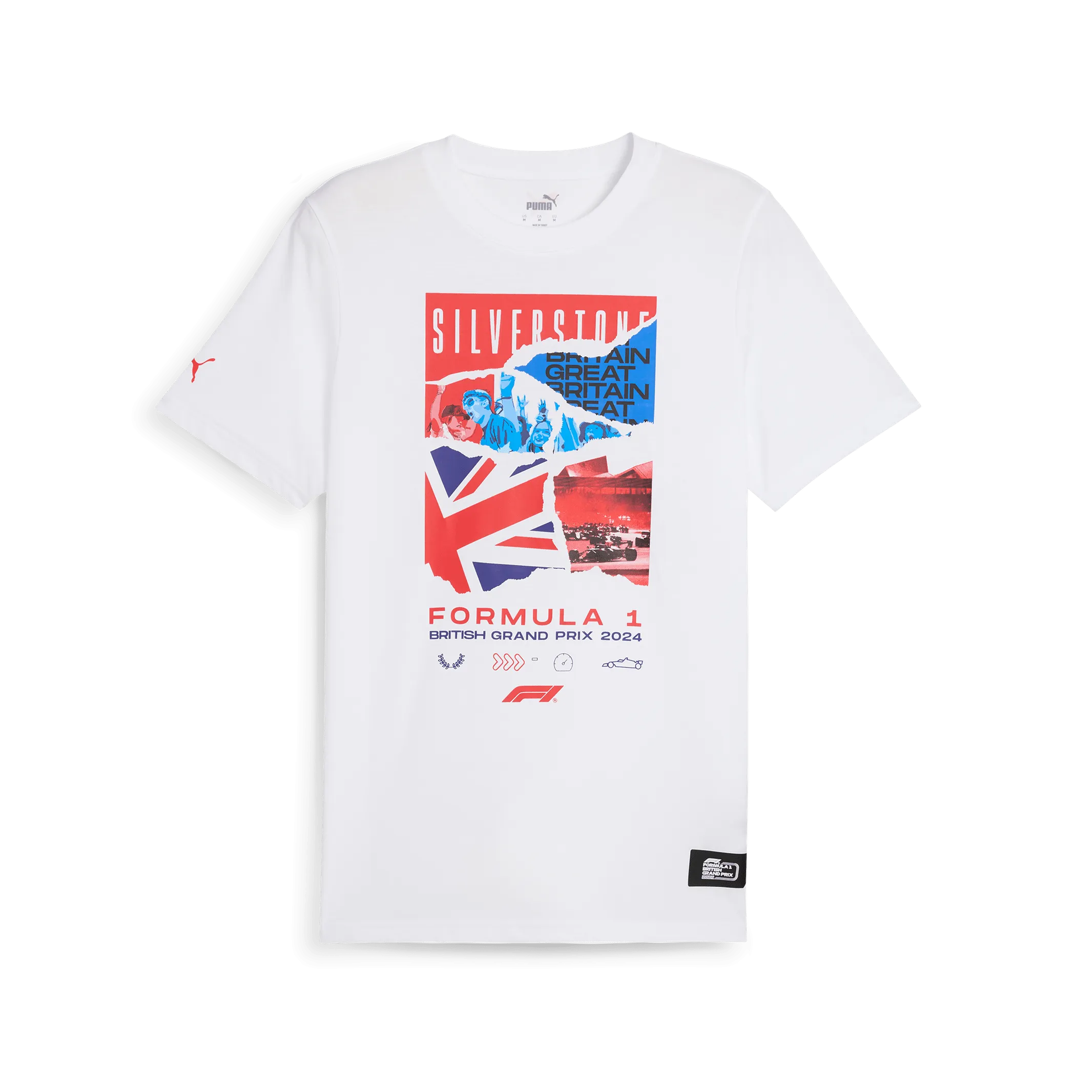 Formula 1 Tech Limited Edition Silverstone GP T-Shirt - White