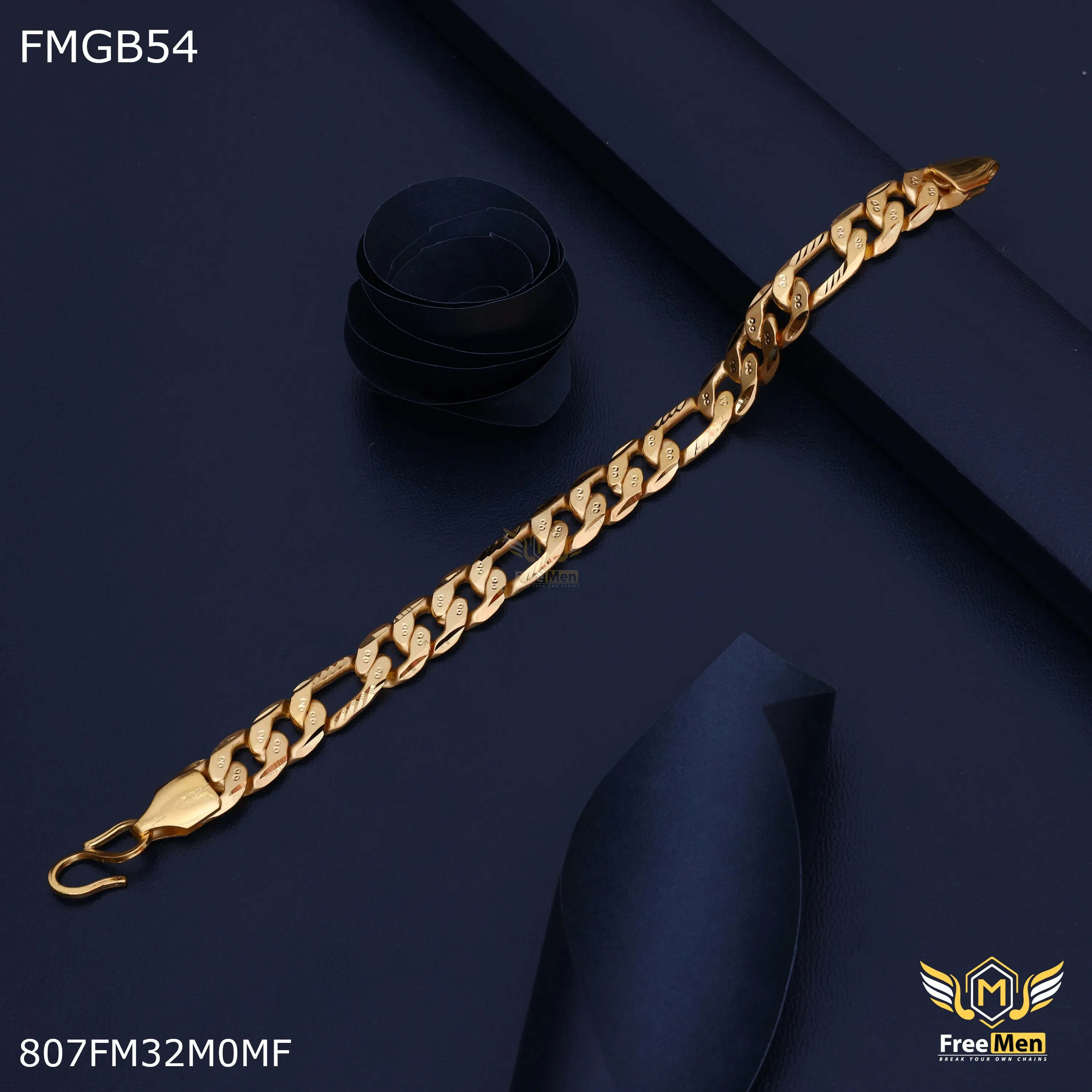 Freemen cuban link Bracelet for Man - FMGB54