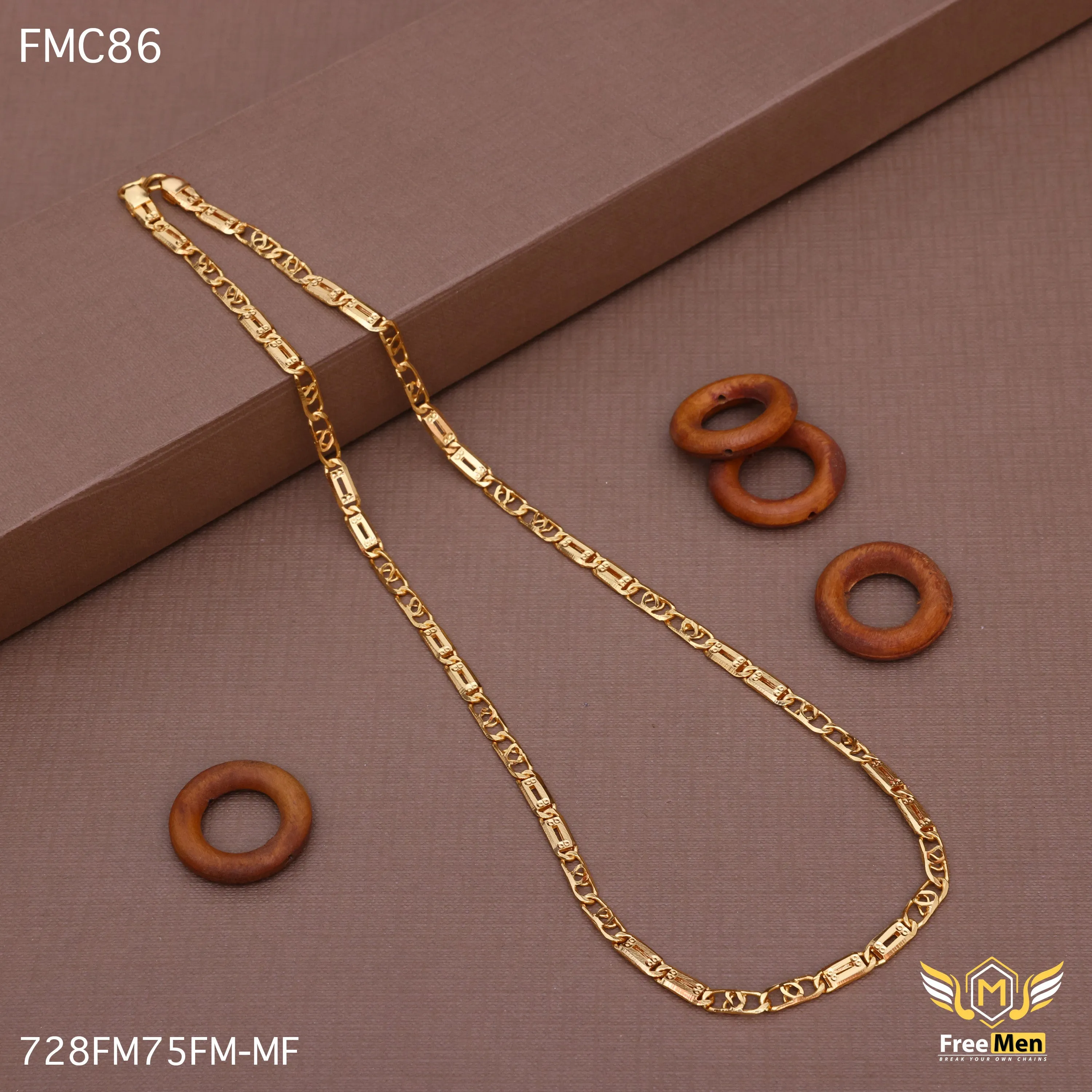 Freemen Delightful Line Beautiful Chain for Men - FMC86