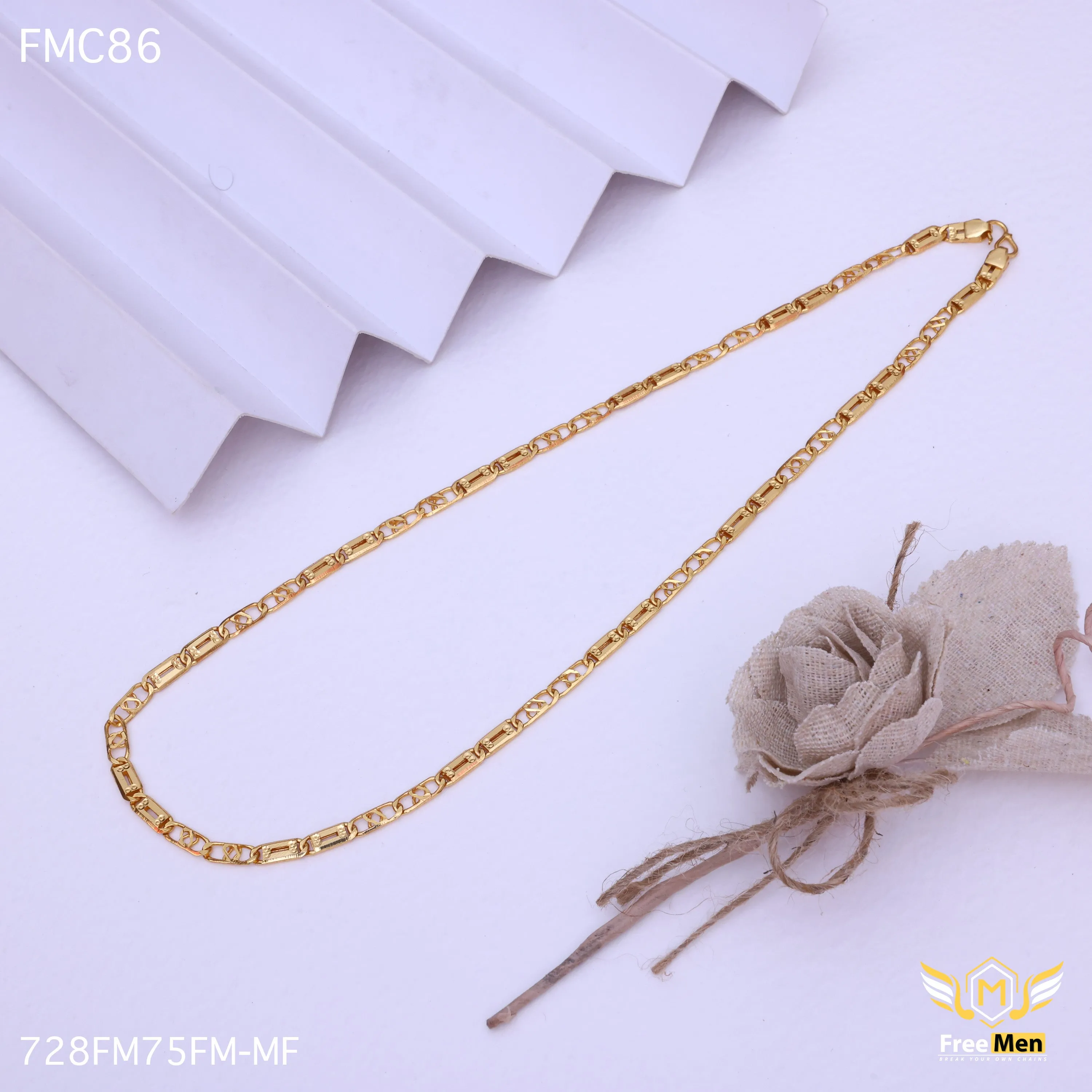 Freemen Delightful Line Beautiful Chain for Men - FMC86