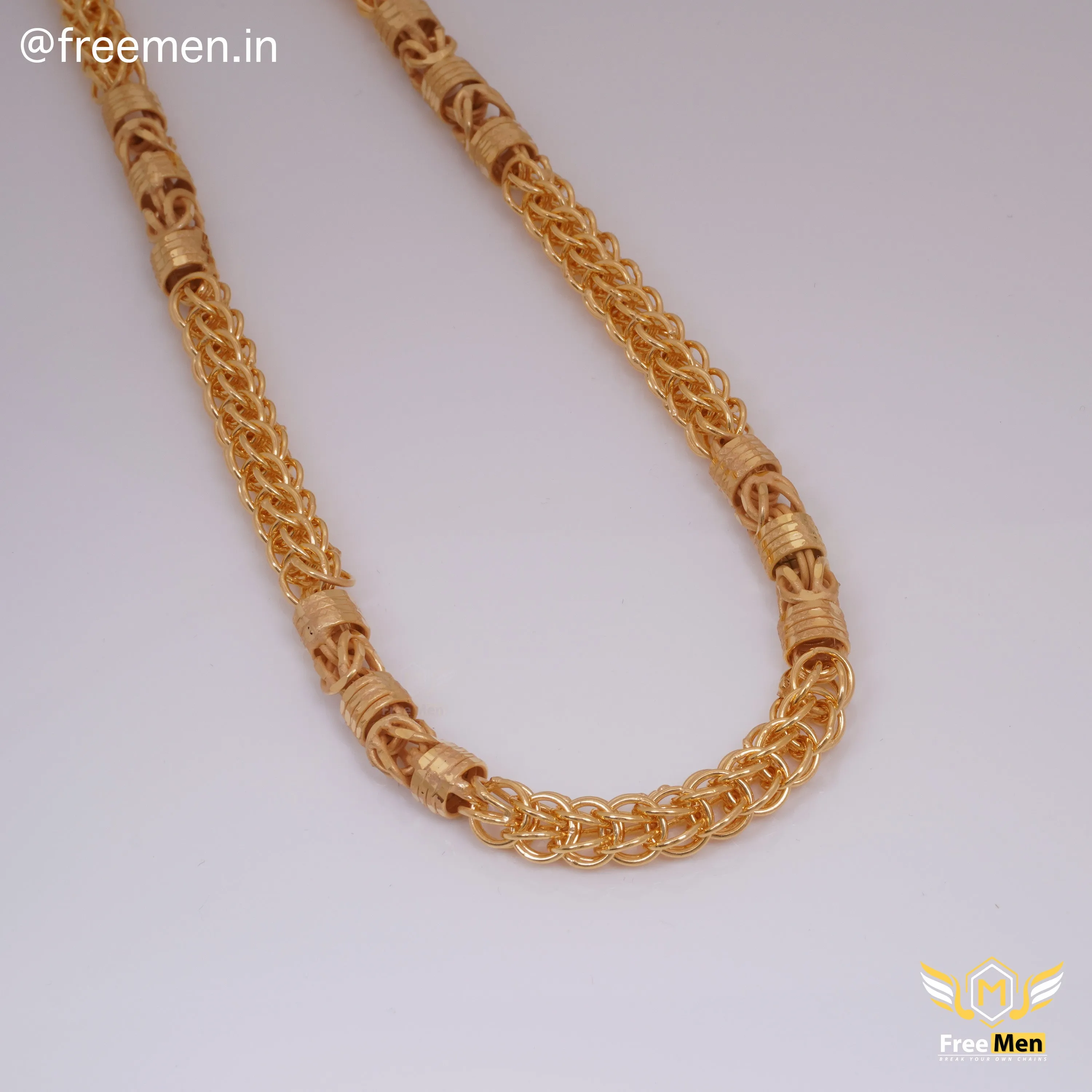 Freemen Fantastic Royal Ring Gold plated Chain - FM251