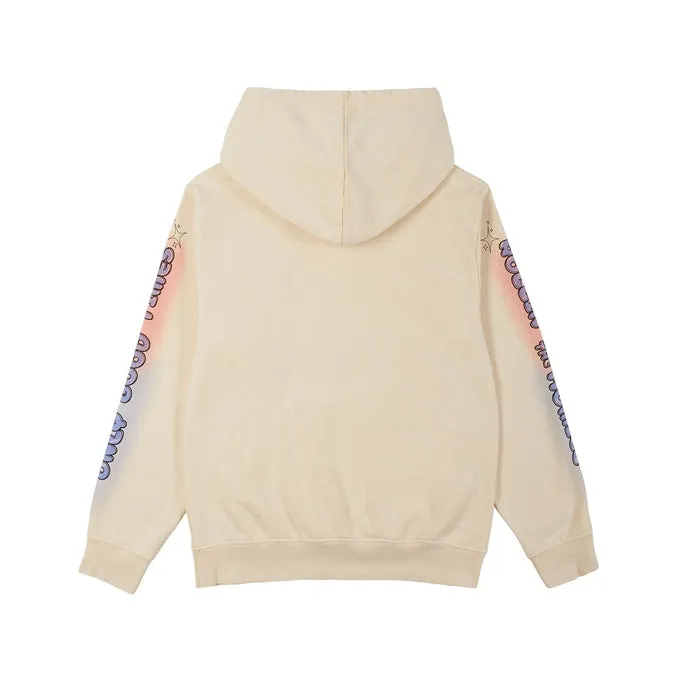 Fun French Terry Pullover Hoody - Cream