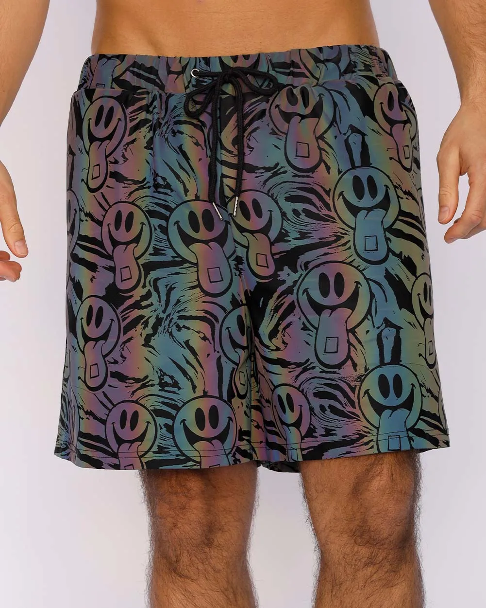 Happy Hour Rainbow Reflective Shorts