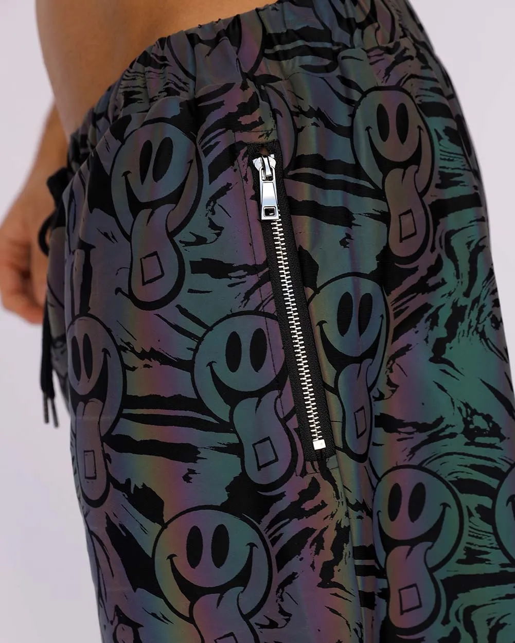 Happy Hour Rainbow Reflective Shorts