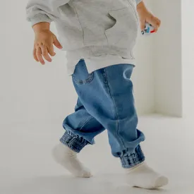 Happy Prince Blue Denim Baby Jogger Pants