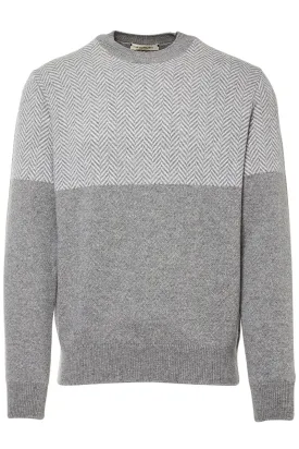 Herringbone Crew Neck