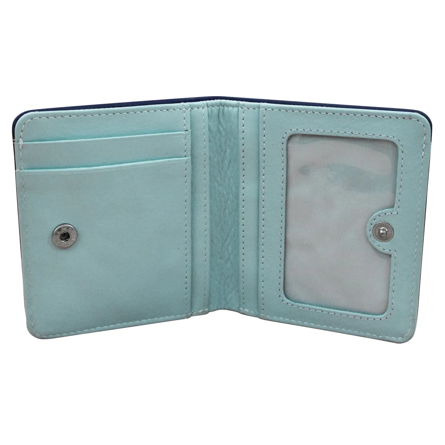 ILI NEW YORK BI-FOLD WALLET NAVY CHAMBRAY