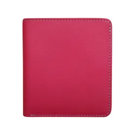 ILI NEW YORK BI-FOLD WALLET PINK TURQOISE