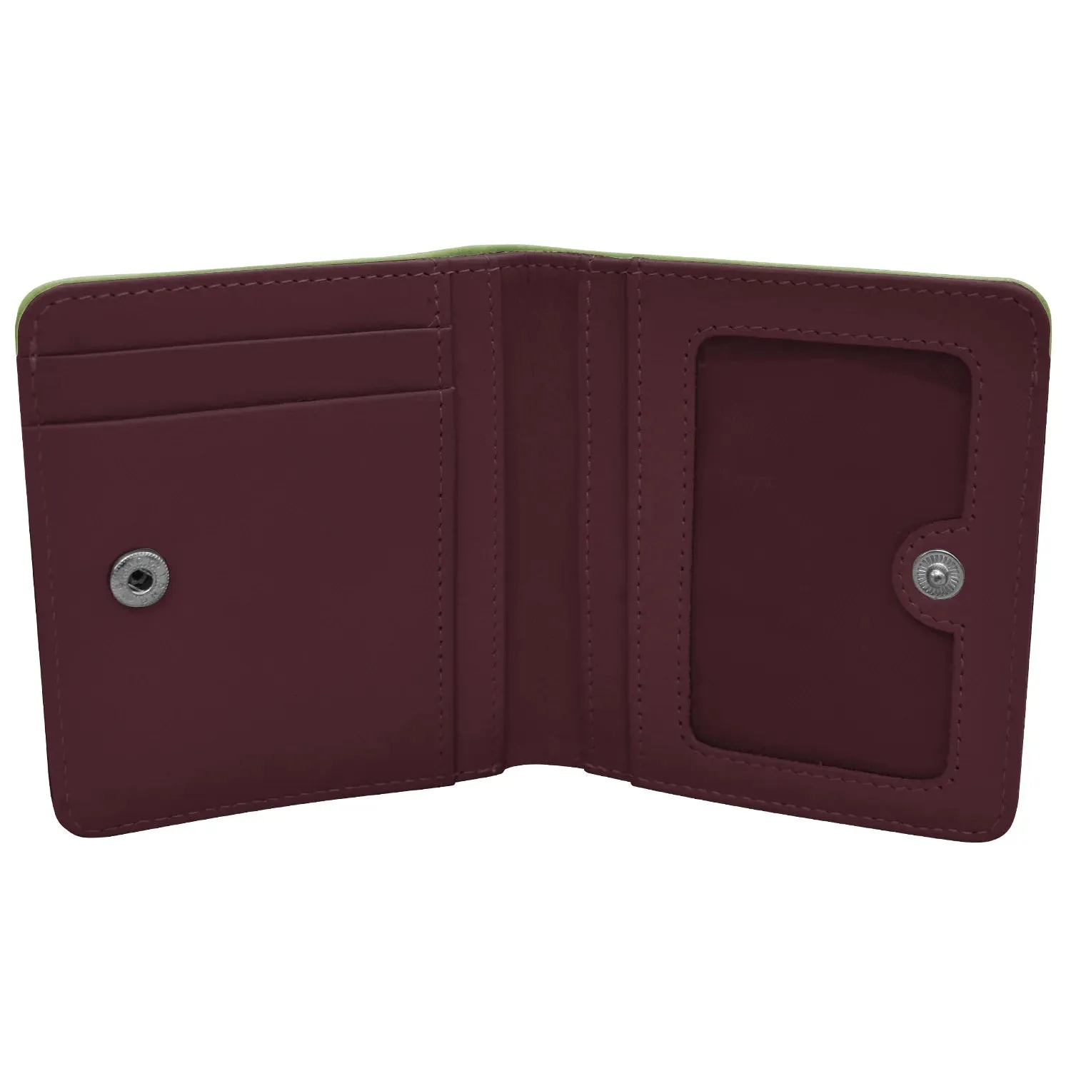 ILI NEW YORK BI-FOLD WALLET SAGE EGGPLANT